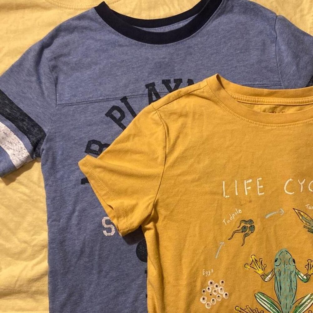 Boys 8/10 Gap, Cat & Jack, short sleeve t-shirts, 3 PCS, Soccer, Frog, Boulder